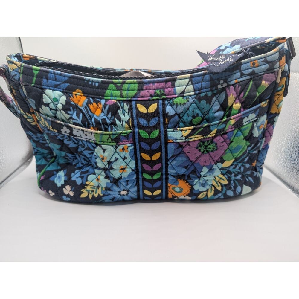 Vera Bradley Midnight Blues Medium Cross Body Purse Retired Pattern Gently Used